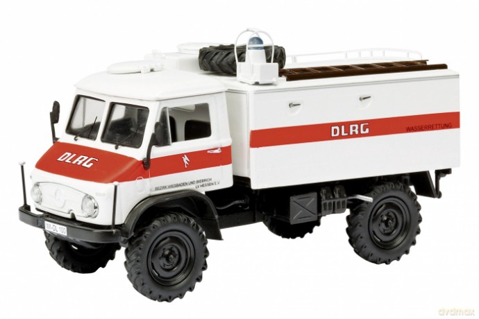 SCHUCO MercedesBenz Unimog 404 S DLRG 450339600 [MODELARSTWO]
