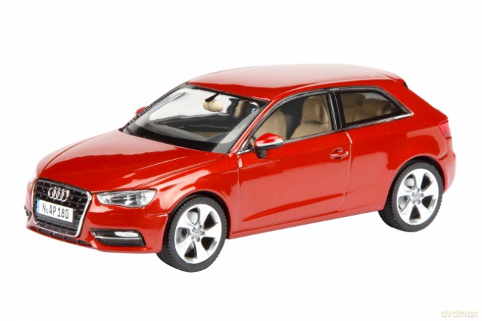 SCHUCO Audi A3 2012 (red) 450750700 [MODELARSTWO]