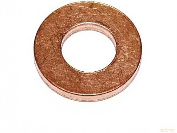 Elring Uszczelki wtryskiwaczy diesel common rail, miedź, różne rozmiary Wariant: Uszczelki wtryskiwaczy diesel common rail 7 x 13,8 x 1,85 mm, miedź