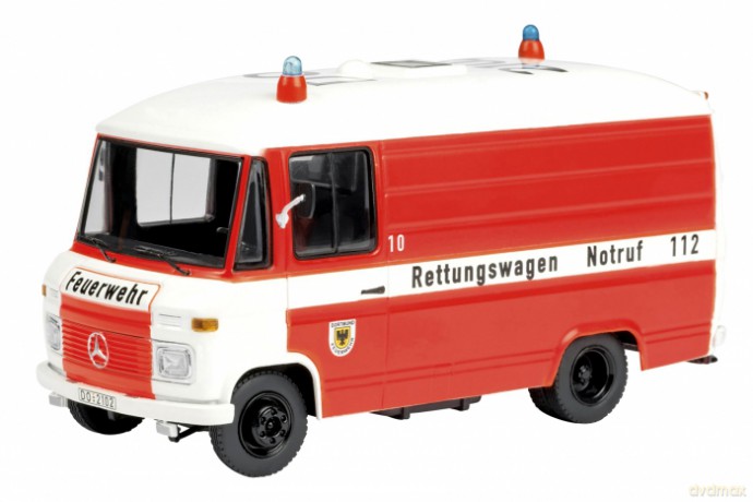 SCHUCO MercedesBenz L 408 RTW 450358200 [MODELARSTWO]