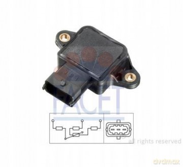 Facet 10.5086 Czujnik, ustawienie przepustnicy Opel Nissan Rover Porsche Honda Hyundai Kia