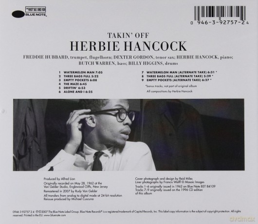 Herbie Hancock: Takin' Off (RVG) [CD]