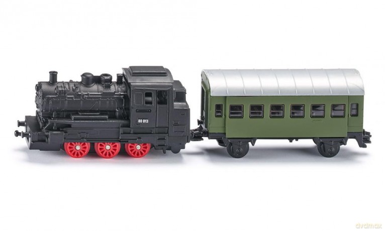 SIKU Parowóz z Wagonem Pasażerskim 1657 [MODELARSTWO]