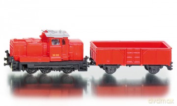 SIKU Lokomotywa z wagonem towarowym 1653 [MODELARSTWO]