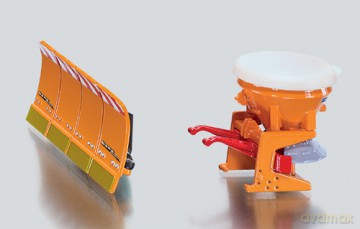 SIKU Solarka z przednim pługiem 2058 [MODELARSTWO]