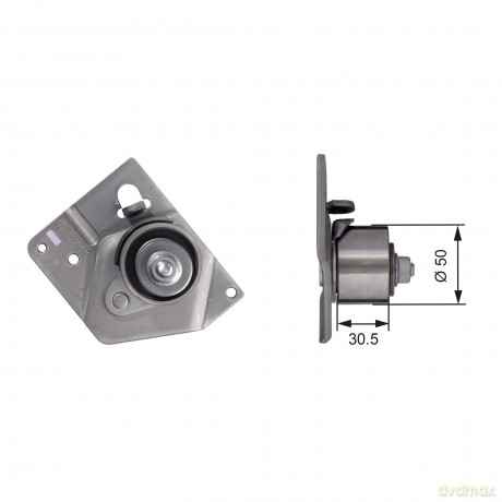Gates T41273 Rolka napinacza, pasek rozrządu Renault Nissan