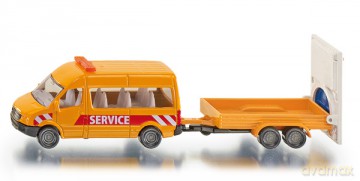 SIKU Transporter z Przyczepą Kontroli 1660 [MODELARSTWO]