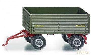 SIKU Dwuosiowa Przyczepa Wywrotka 1963 [MODELARSTWO]