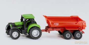 SIKU Traktor z Przyczepą 1632 [MODELARSTWO]
