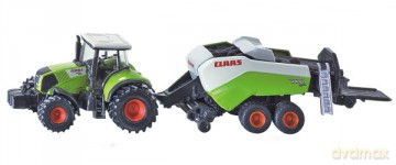 SIKU Traktor Axion ze Snopowiązałką 1852 [MODELARSTWO]