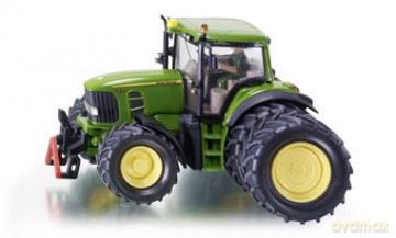 SIKU Traktor John Deere z Podwójnymi Koł 3265 [MODELARSTWO]