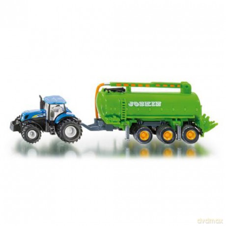 SIKU Traktor z Naczepą Cysterna 1860 [MODELARSTWO]