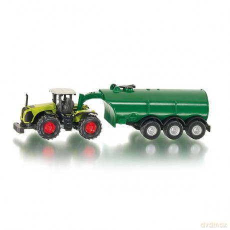 SIKU Traktor Claas Xerion z przyczepą 1666 [MODELARSTWO]