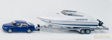 SIKU Samochód z Motorówką 2543 [MODELARSTWO]