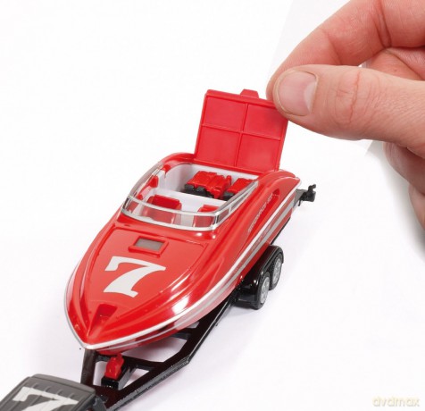 SIKU Samochód z Motorówką 2543 [MODELARSTWO]