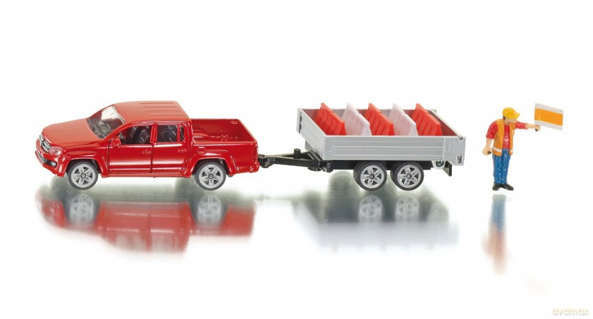 SIKU PickUp z Przyczepą 3543 [MODELARSTWO]