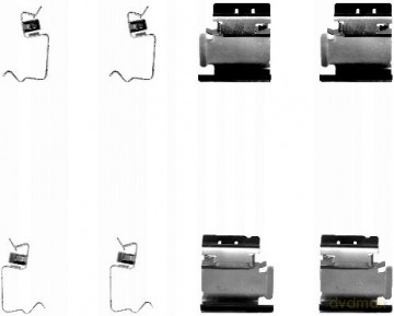 Klocki hamulcowe Textar 82054200 Zestaw akcesoriów, Renault Toyota Audi Skoda VW Seat