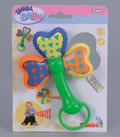 SIMBA ABC Grzechotka z gryzakiem Twister 104016964 [ZABAWKA]