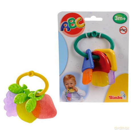 SIMBA ABC Grzechotka z kluczami 104014766 [ZABAWKA]