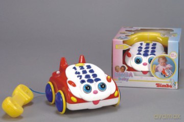 SIMBA ABC Samochódtelefon 104012466 [ZABAWKA]