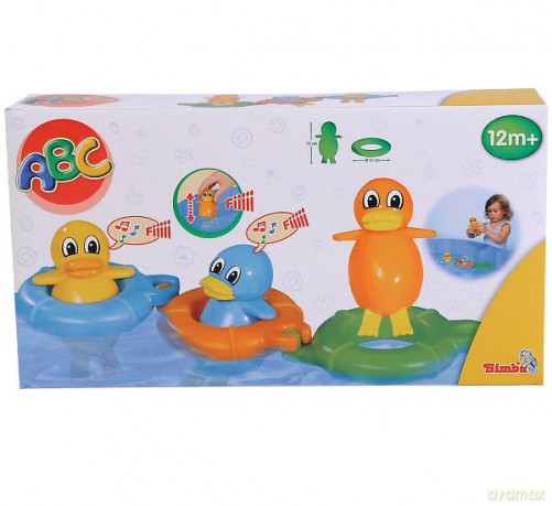 SIMBA ABC Gwiżdżące Kaczuszki do Kąpieli 104017509 [ZABAWKA]