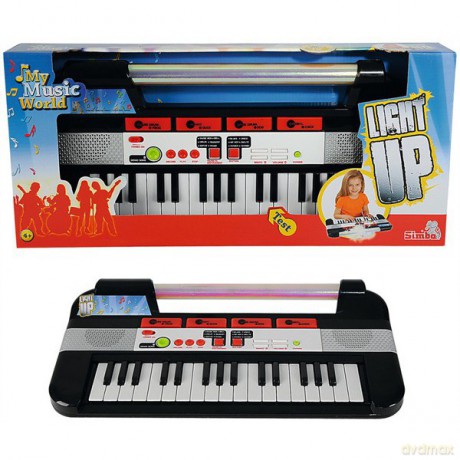 SIMBA Keyboard ze światłem 106834457 [ZABAWKA]