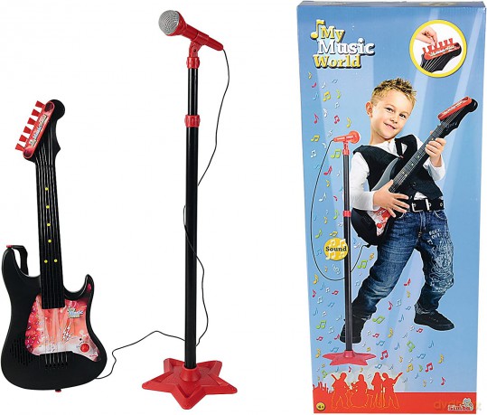 SIMBA Gitara z mikrofonem 106833223 [ZABAWKA]