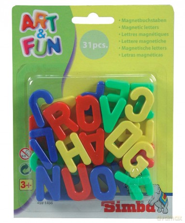 ART&FUN Magnetyczne Wielkie Literki 104591456 [ZABAWKA]