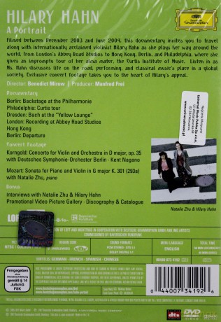 Hilary Hahn: A Portrait [DVD]