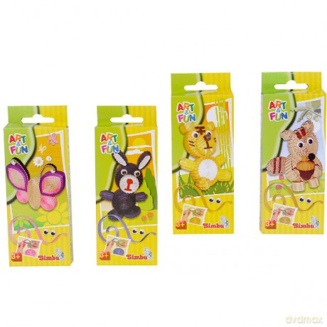 ART&FUN Małe Figurki z tektury 4 rodz. 106306985 [ZABAWKA]