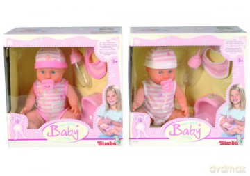 SIMBA New Born Baby Lalka Funkcyjna 30cm 2 rodz. 105037800 [ZABAWKA]