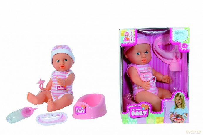 SIMBA New Born Baby Lalka Funkcyjna 30cm 2 rodz. 105037800 [ZABAWKA]