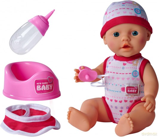 SIMBA New Born Baby Lalka Funkcyjna 30cm 2 rodz. 105037800 [ZABAWKA]