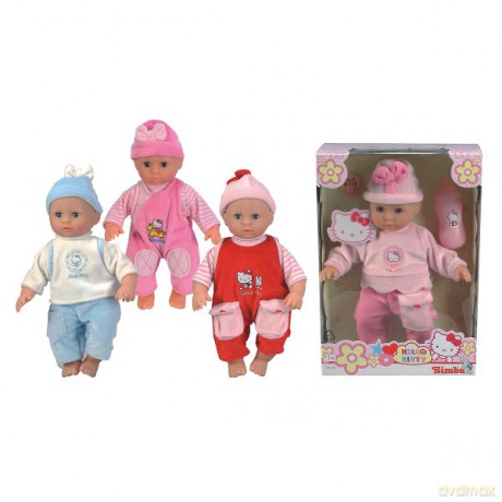 SIMBA Hello Kitty Bobas z butelką 30cm 105012768 [ZABAWKA]