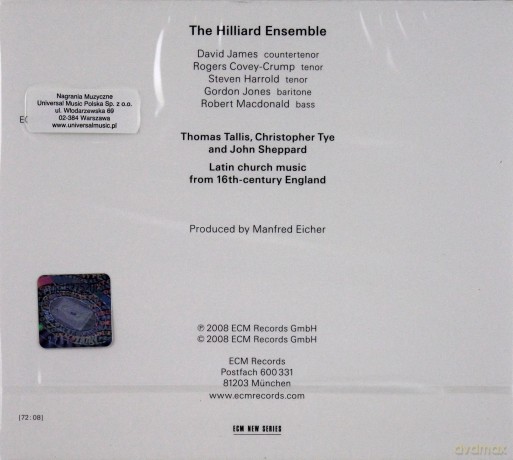 Hilliard Ensamble: Audivi Vocem - English Renaissance Music [CD]