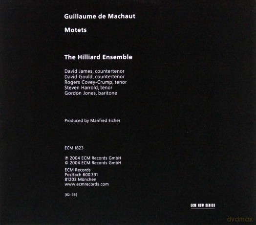 Hilliard Ensamble: Motets /With G.De Machaut [CD]