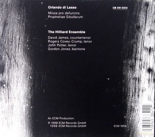 Hilliard Ensemble: Lassus [CD]