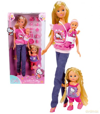 STEFFI HELLO KITTY MAMA Z DZIEĆMI 105730290 [ZABAWKA]