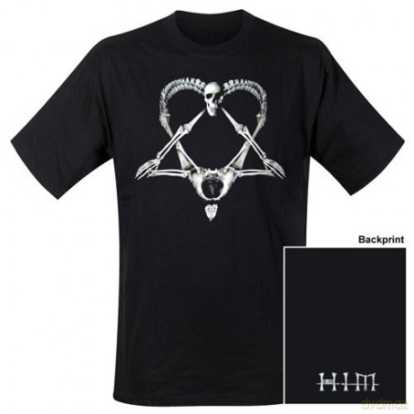 Him: Bone Heartagram S [T-Shirt]