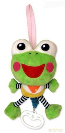 SMILY POZYTYWKA PLUSZOWA ŻABA 3623G [ZABAWKA]