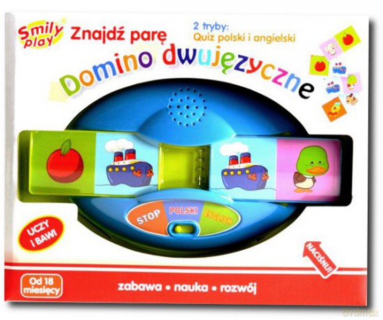 Smily Domino Dwujezyczne [ZABAWKA]