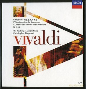 Christopher Hogwood, Academy Of Ancient Music: Vivaldi: Concertos [6CD]