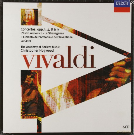 Christopher Hogwood, Academy Of Ancient Music: Vivaldi: Concertos [6CD]