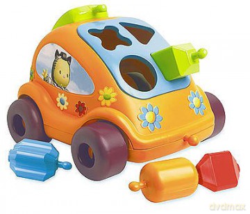 SMOBY Cotoons Samochód Kształtów 760000212218 [ZABAWKA]