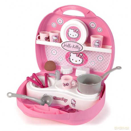 SMOBY Hello Kitty Mini Kuchnia w walizce 7600024782 [ZABAWKA]