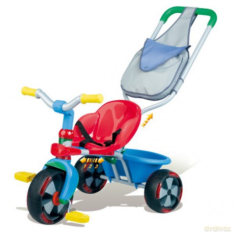 SMOBY ROWEREK Z TORBĄ NIEBIESKO CZERWONY 7600444500 [ZABAWKA]