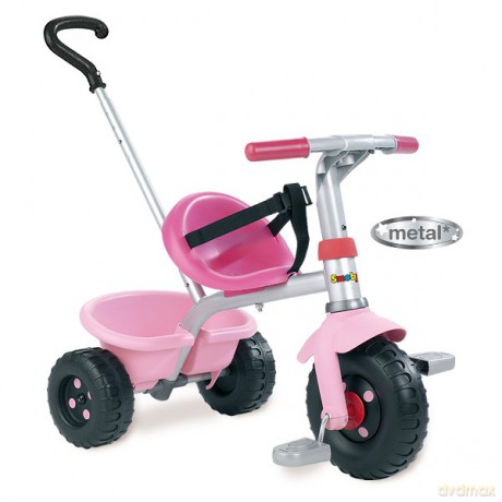 SMOBY Rowerek Różowy trzykołowy 7600444355 [ZABAWKA]