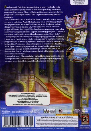 Pocahontas 2. Podróż do Nowego Świata (Disney) [DVD]