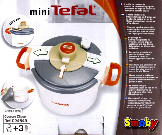 SMOBY Mini Tefal Szybkowar Clipso 76000024549 [ZABAWKA]