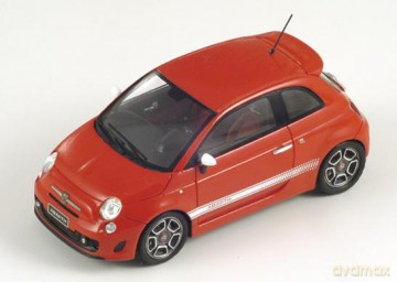 SPARK Abarth Fiat 500 2009 (red) S1317 [MODELARSTWO]